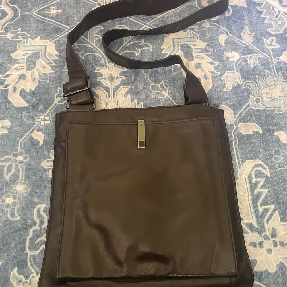 Perlina Leather Crossbody Bag